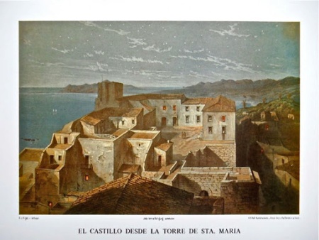 El castillo desde la torre de Sta. María