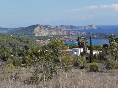 Vista de la Sierra de Sa Talaia, Ibiza