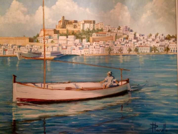 Pintura de Vicent Planells, Ibiza / Eivissa
