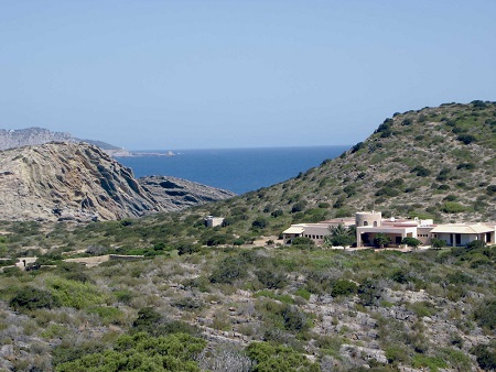Isla de Tagomago, Ibiza (Eivissa). Vista desde el interior de la isla