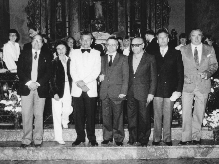 Miembros directiva Joventuts Musicals de les Pitiüses (1983)