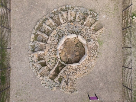 Ca na Costa, Formentera: vista aérea del monumento