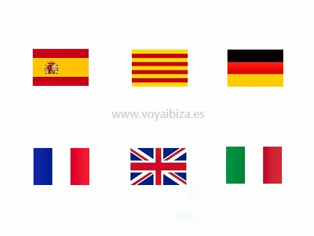 Banderas: España, Cataluña, Alemania, Francia, Reino Unido, Italia