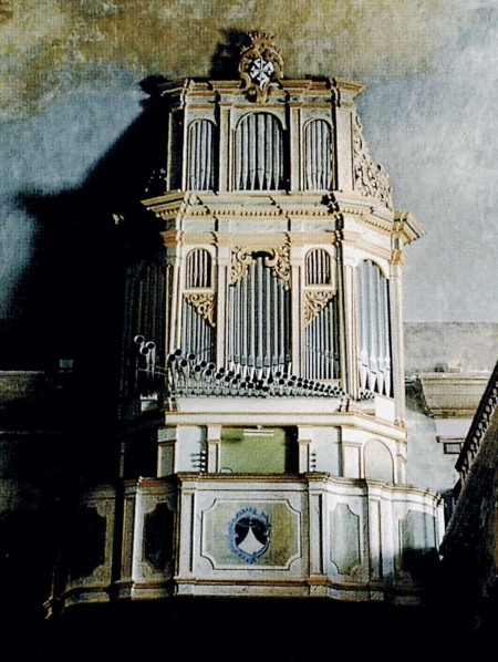 El órgano de la iglesia del antiguo Convento de los dominicos