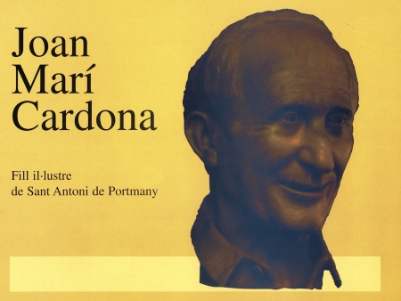Portada de la publicación dedicada a Joan Marí Cardona. Proclamación Hijo ilustre de Sant Antoni de Portmany