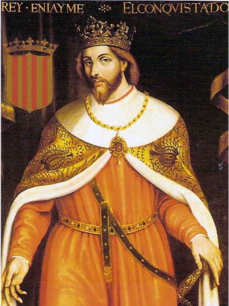 Retrato del rey Jaime el Conquistador, de finales del s. XVI